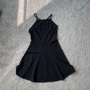 Brandy Melville black cross back dress